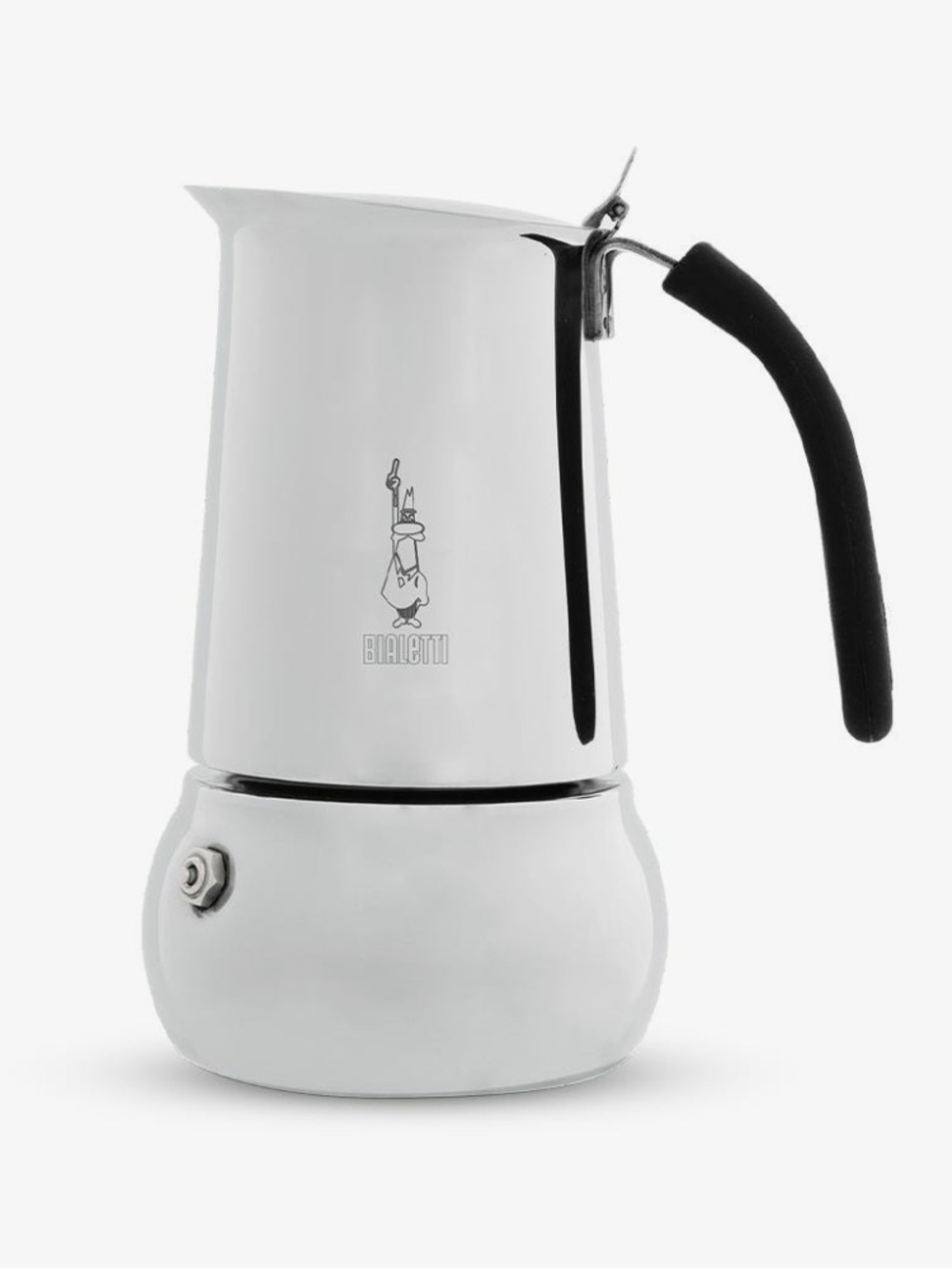 Bialetti Kitty 2 Cup Stainless Steel Espresso Maker Coffee Maker Italy Stovetop